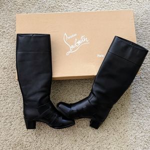 Christian louboutin knee high boots